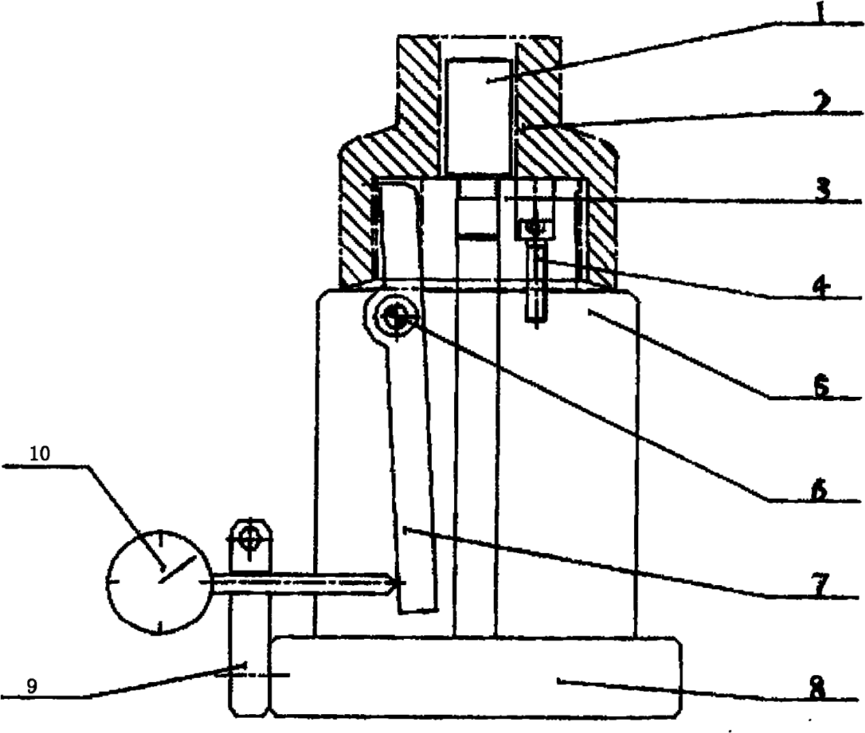 Measuring method and apparatus for size of raceway of one-way sleeve
