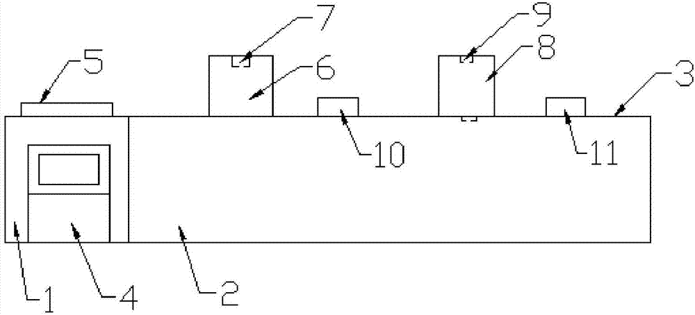 Lithium battery production safety detection device