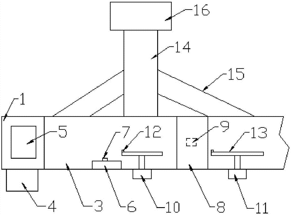 Lithium battery production safety detection device