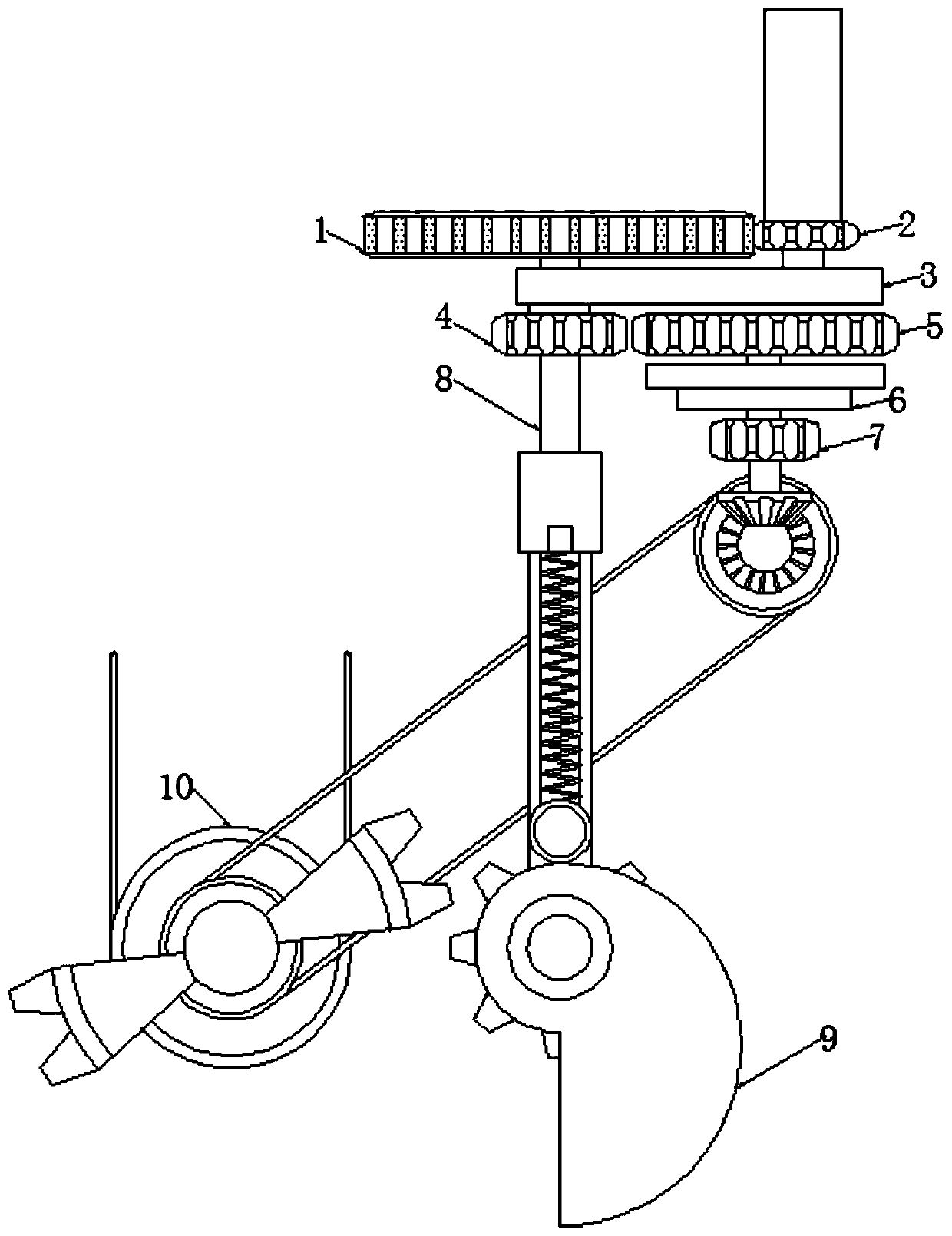 Building high-efficiency tile edge grinding equipment achieving automatic locating and fixing