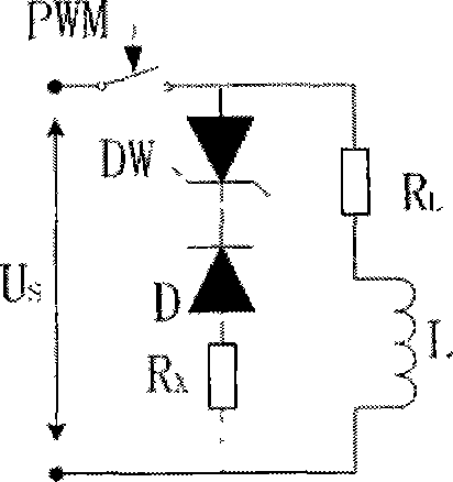Quick opening and closing method of high-speed electromagnetic switch valve