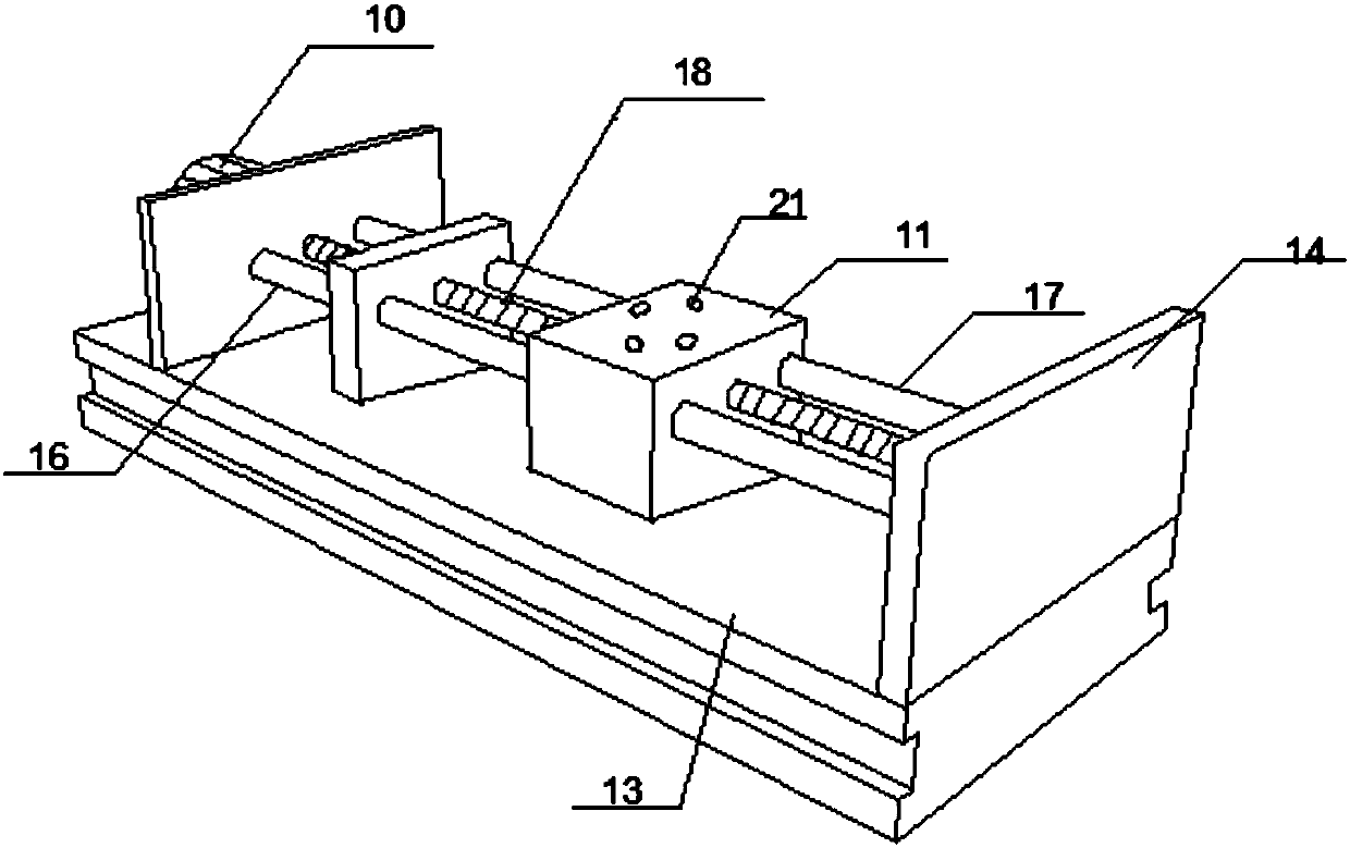 Novel industrial camera shooting moving mechanism