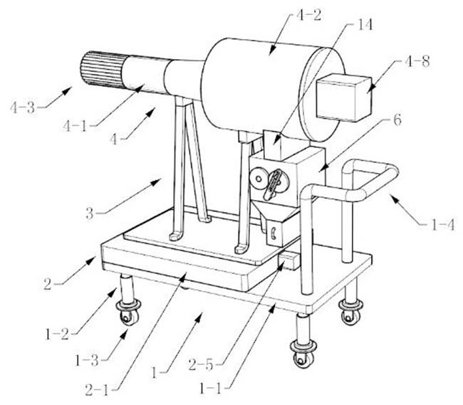 A drilling type ore sampling device for mine geological survey