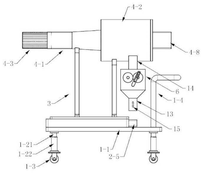 A drilling type ore sampling device for mine geological survey