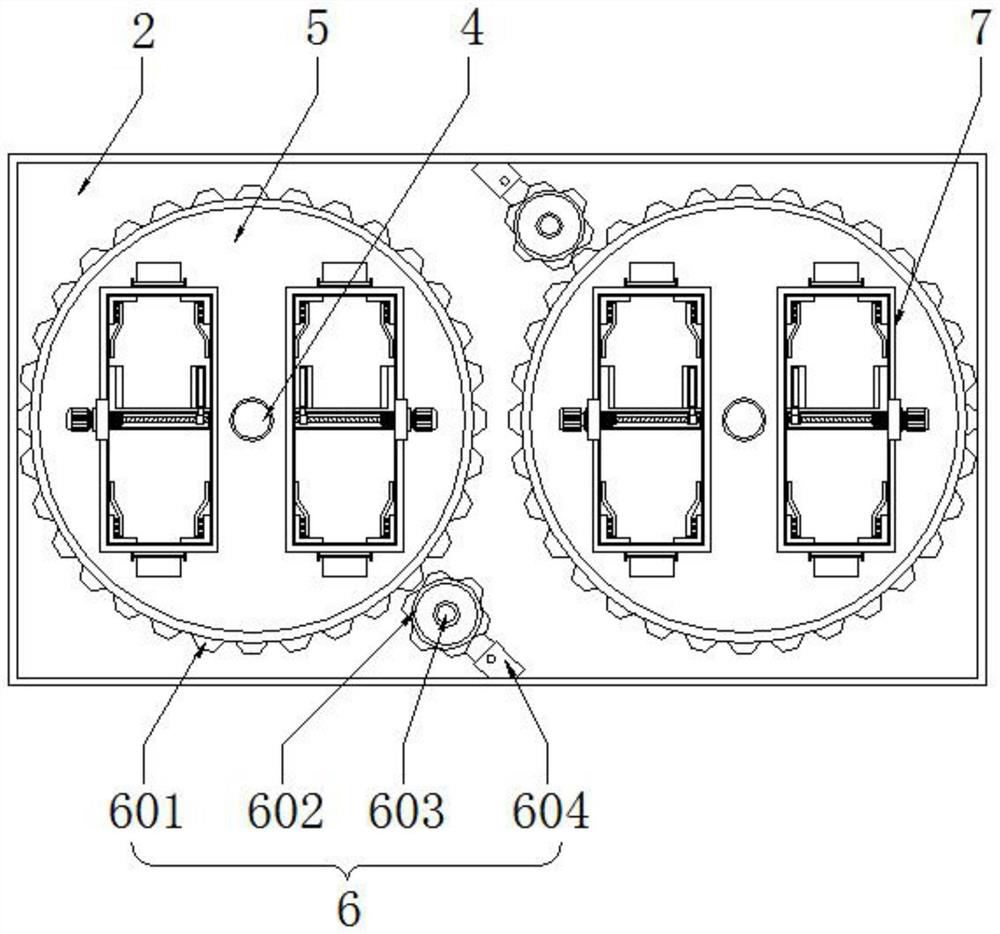 Bluetooth earphone mainboard production workbench capable of adjusting and controlling steering direction