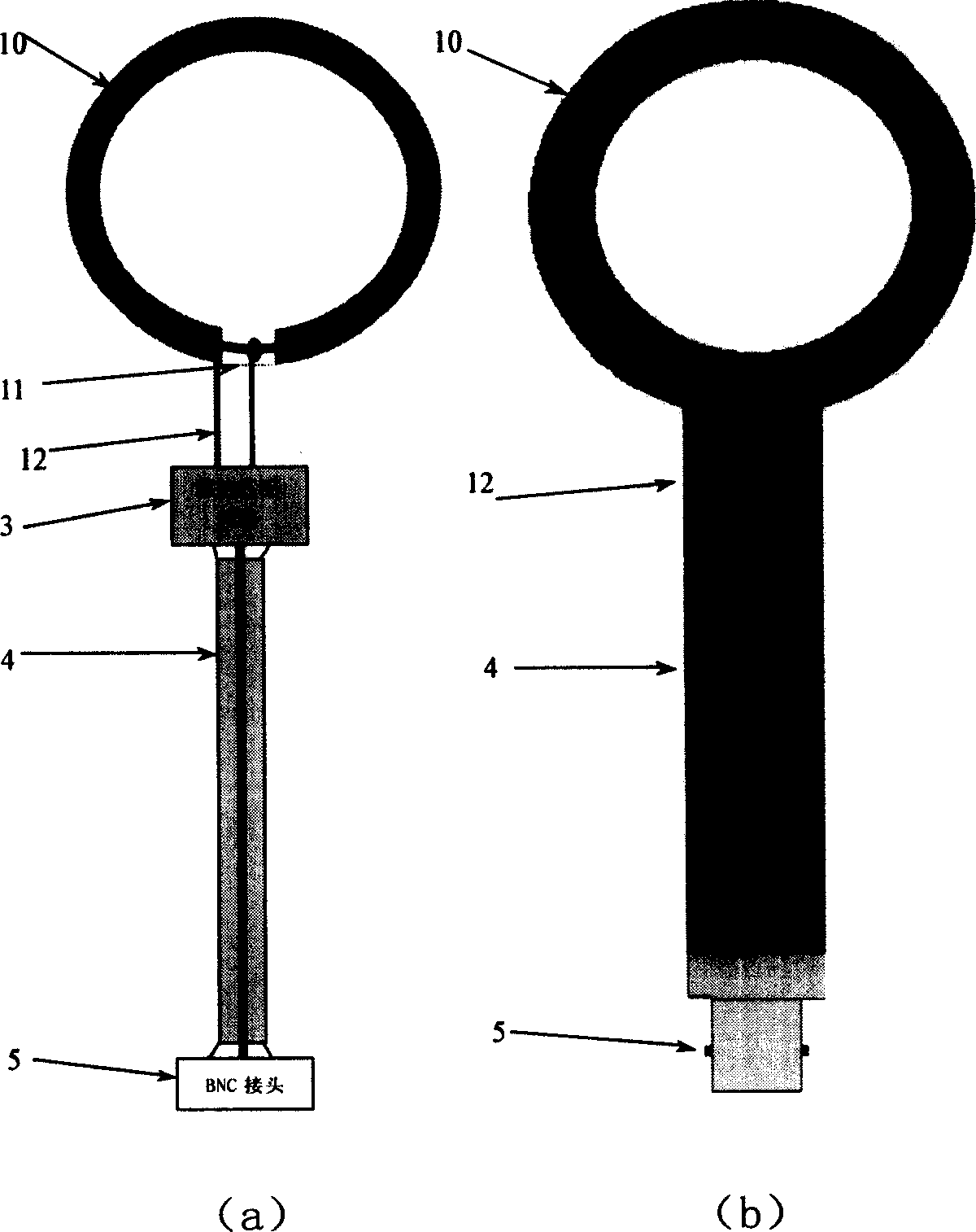 Electromagnetic detector for electromagnetic compatible diagnostic test in vehicle