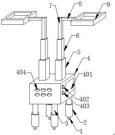 Infrared therapy device realizing multi-level height adjustment