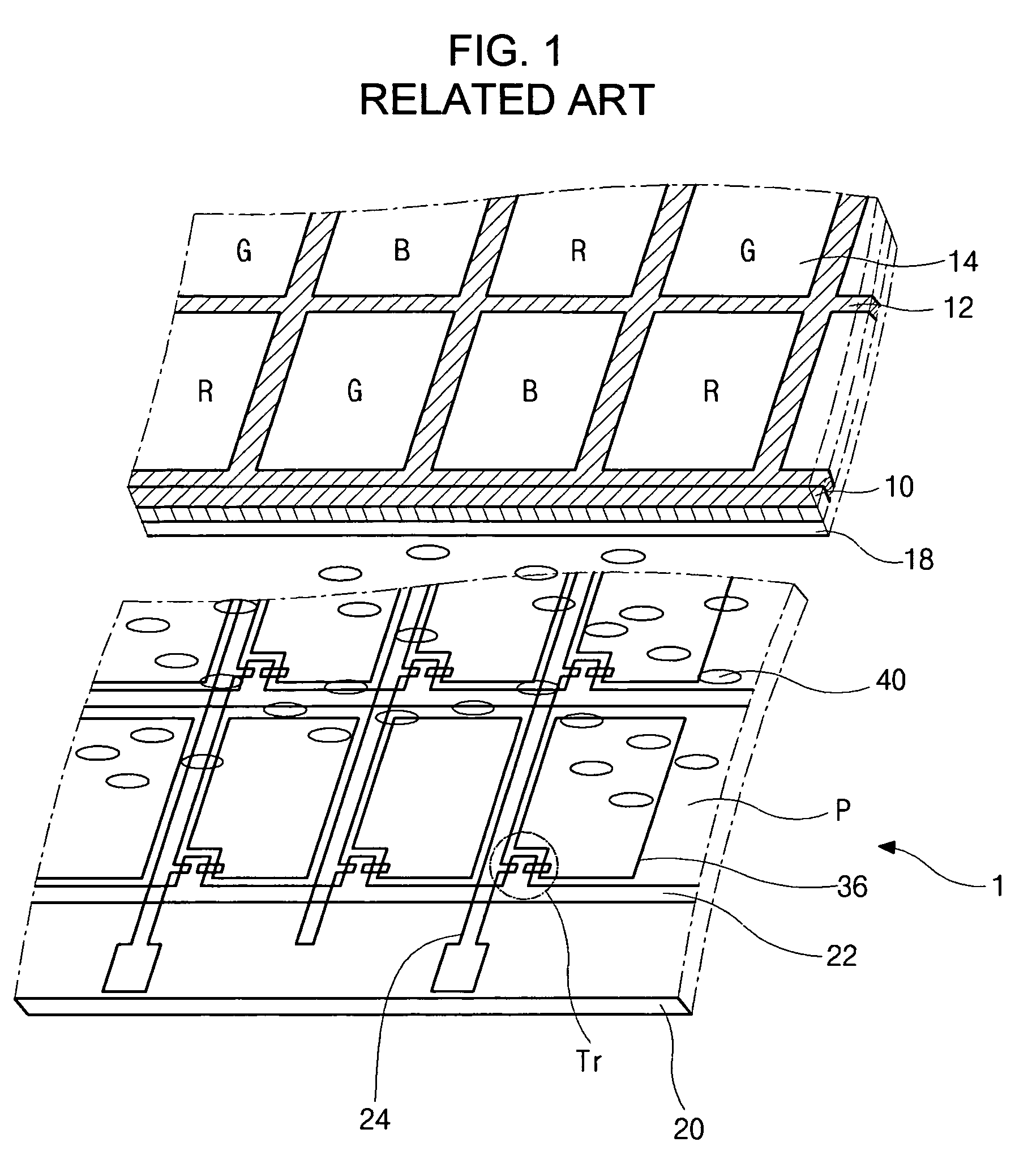 Liquid crystal display device and fabricating method for forming polarizer by depositing, drying and curing lyotropic liquid crystal on color filter pattern