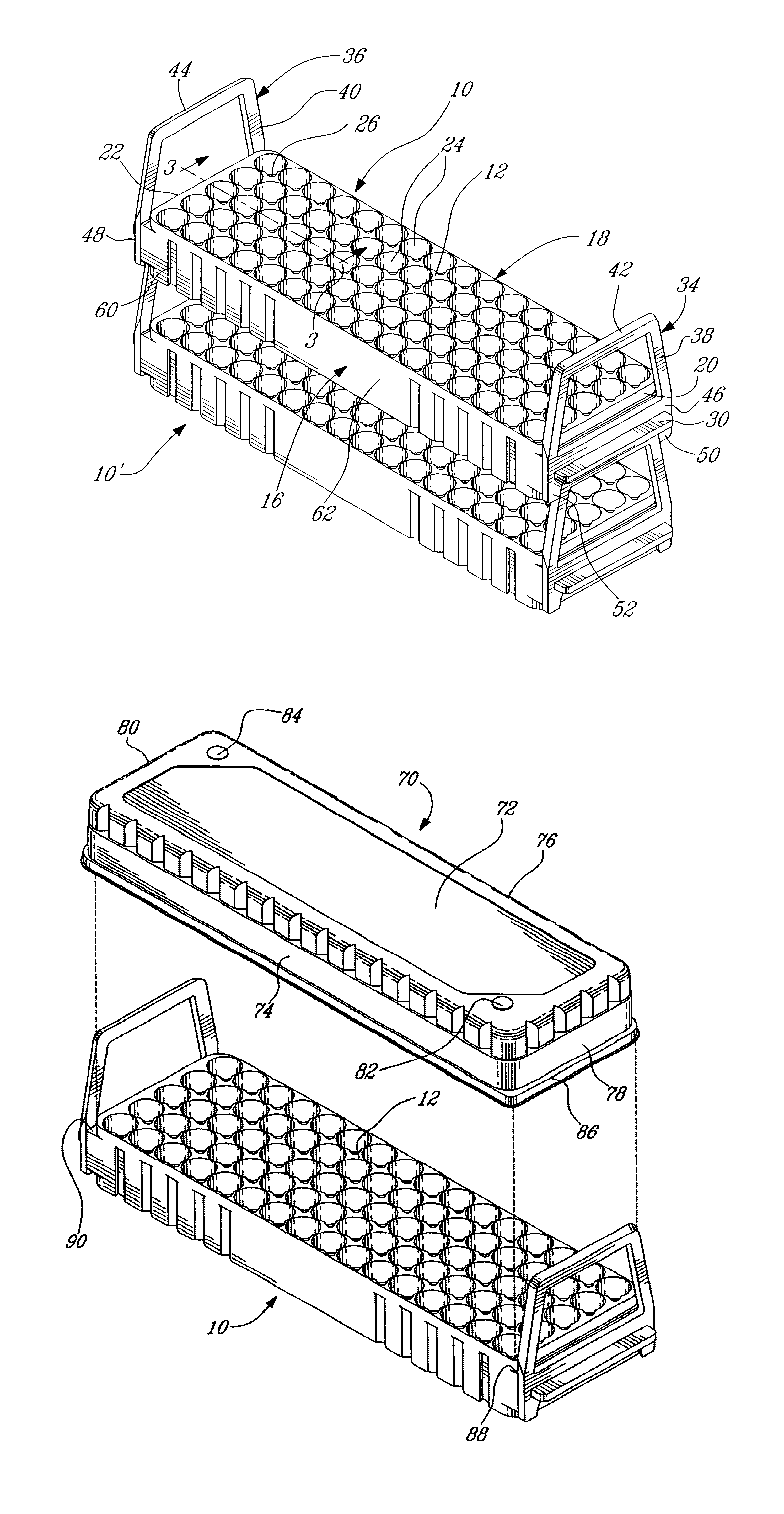 Modular test tube rack