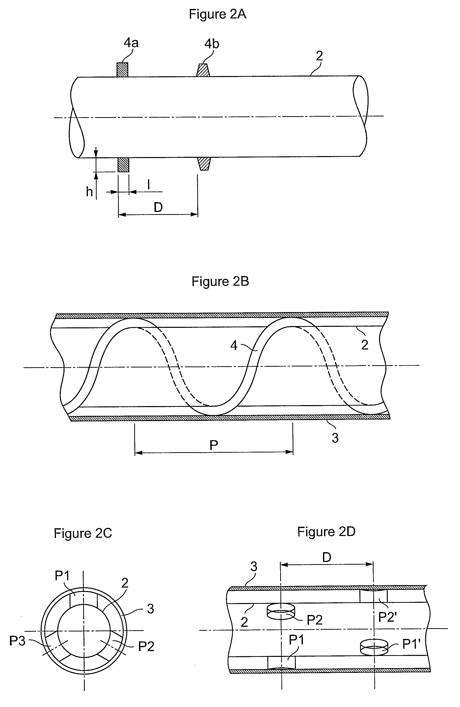 Reinforced double-walled pipe and manufacturing method