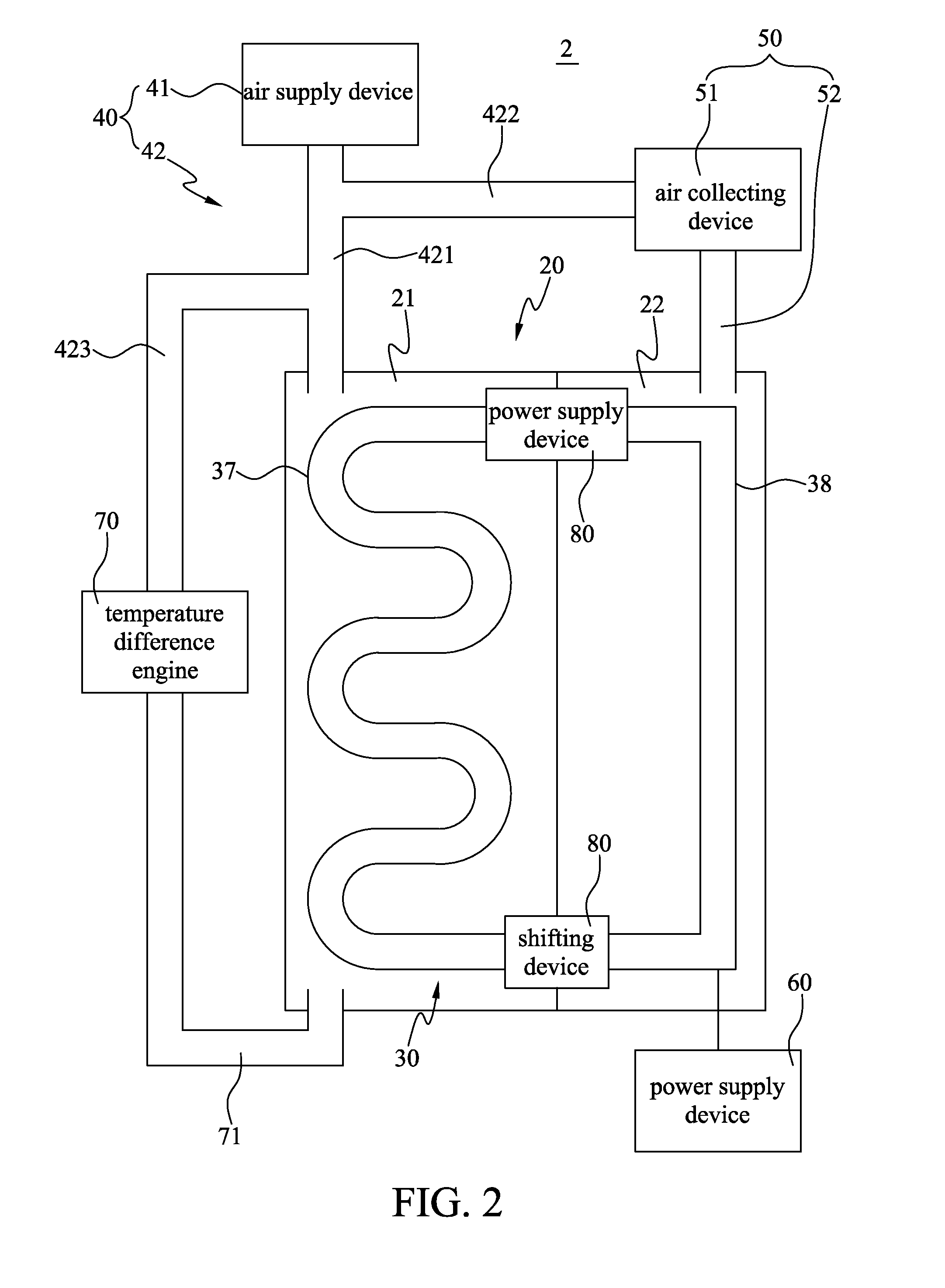 Intake circulatory system for zinc air fuel cell