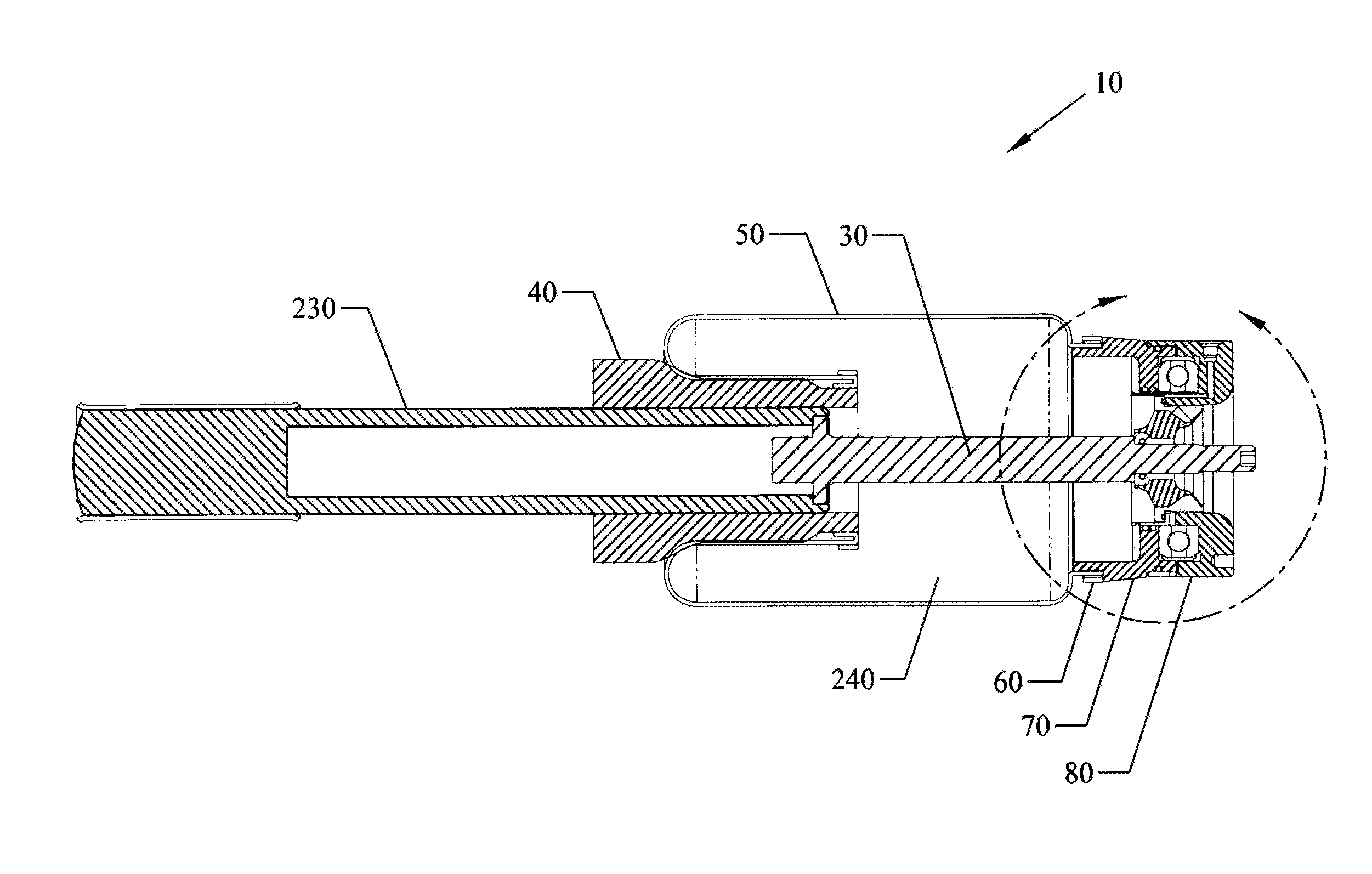 Mount and bearing for shock absorber