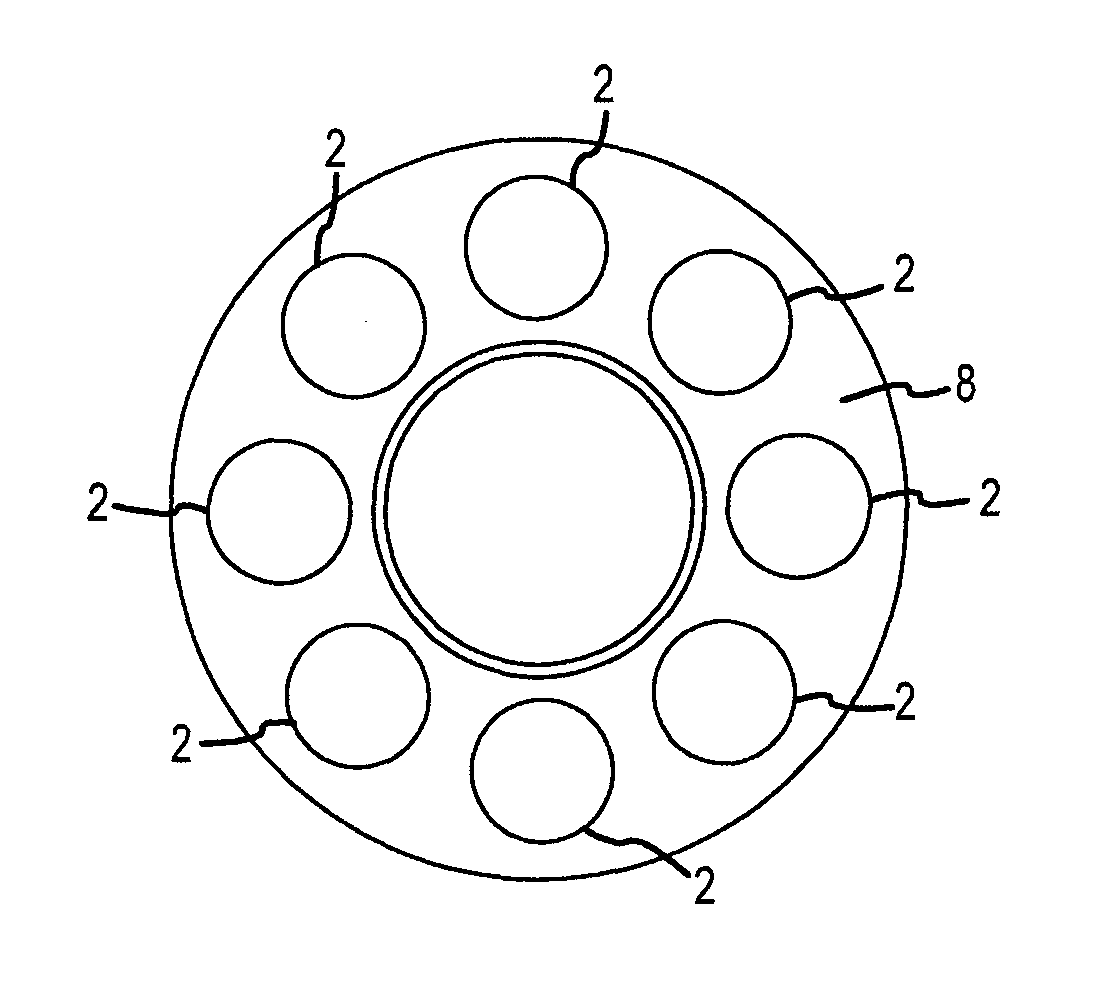 Shaft and post tensioning device