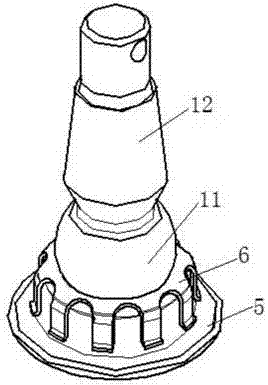 Bulb structure and steering system of steering pull rod