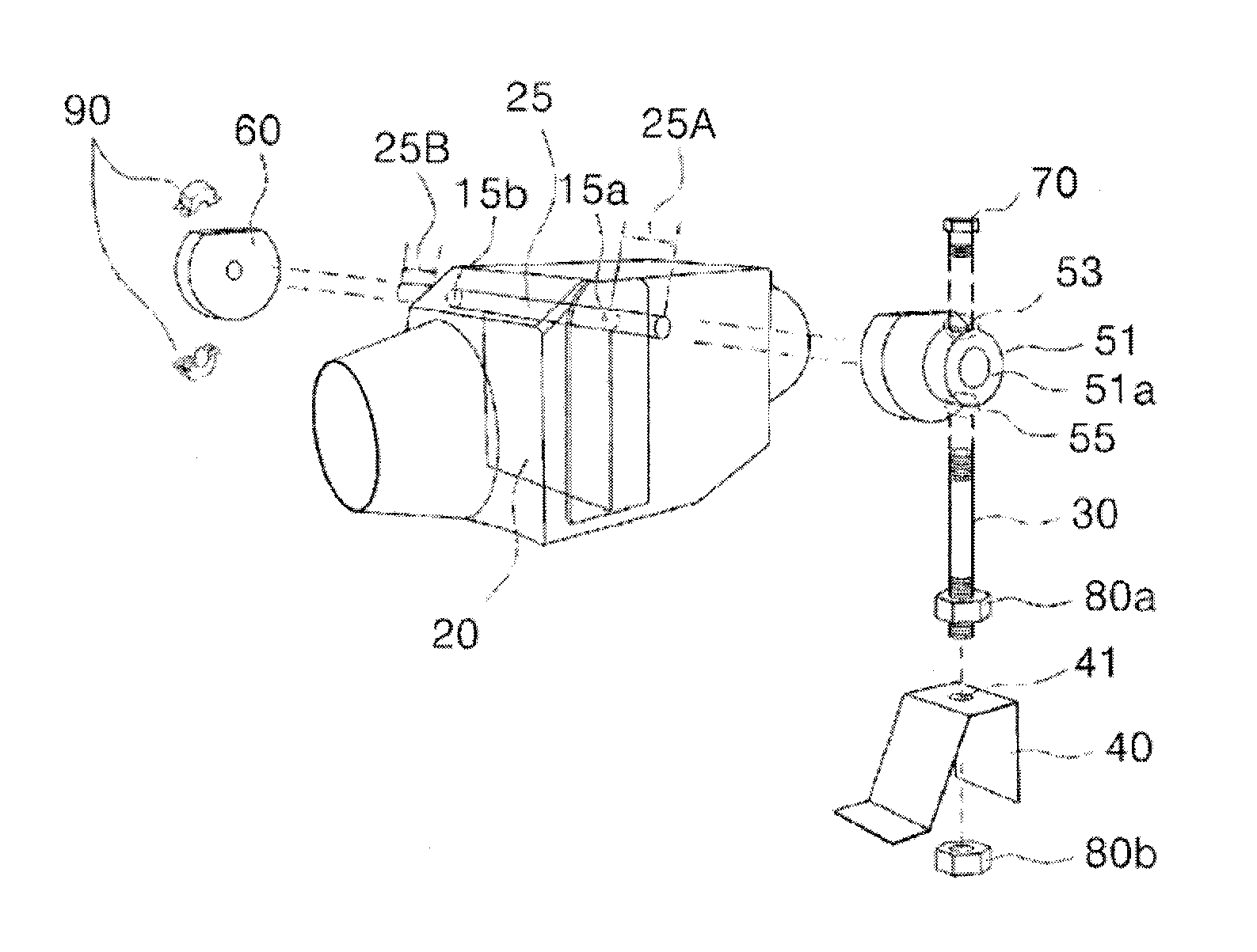 Apparatus for automatic control of exhaust pressure of an internal combustion  engine