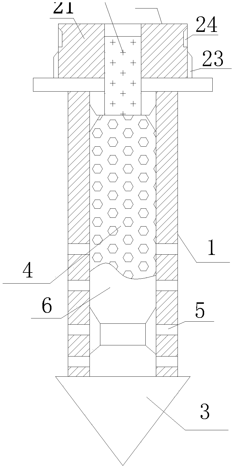 Novel external fixation spicule structure