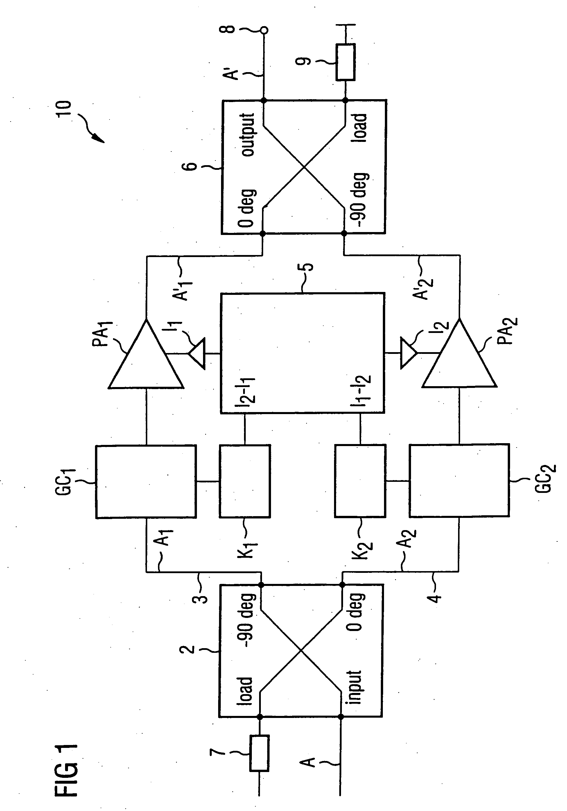 Circuit and method for amplification of an electrical input signal
