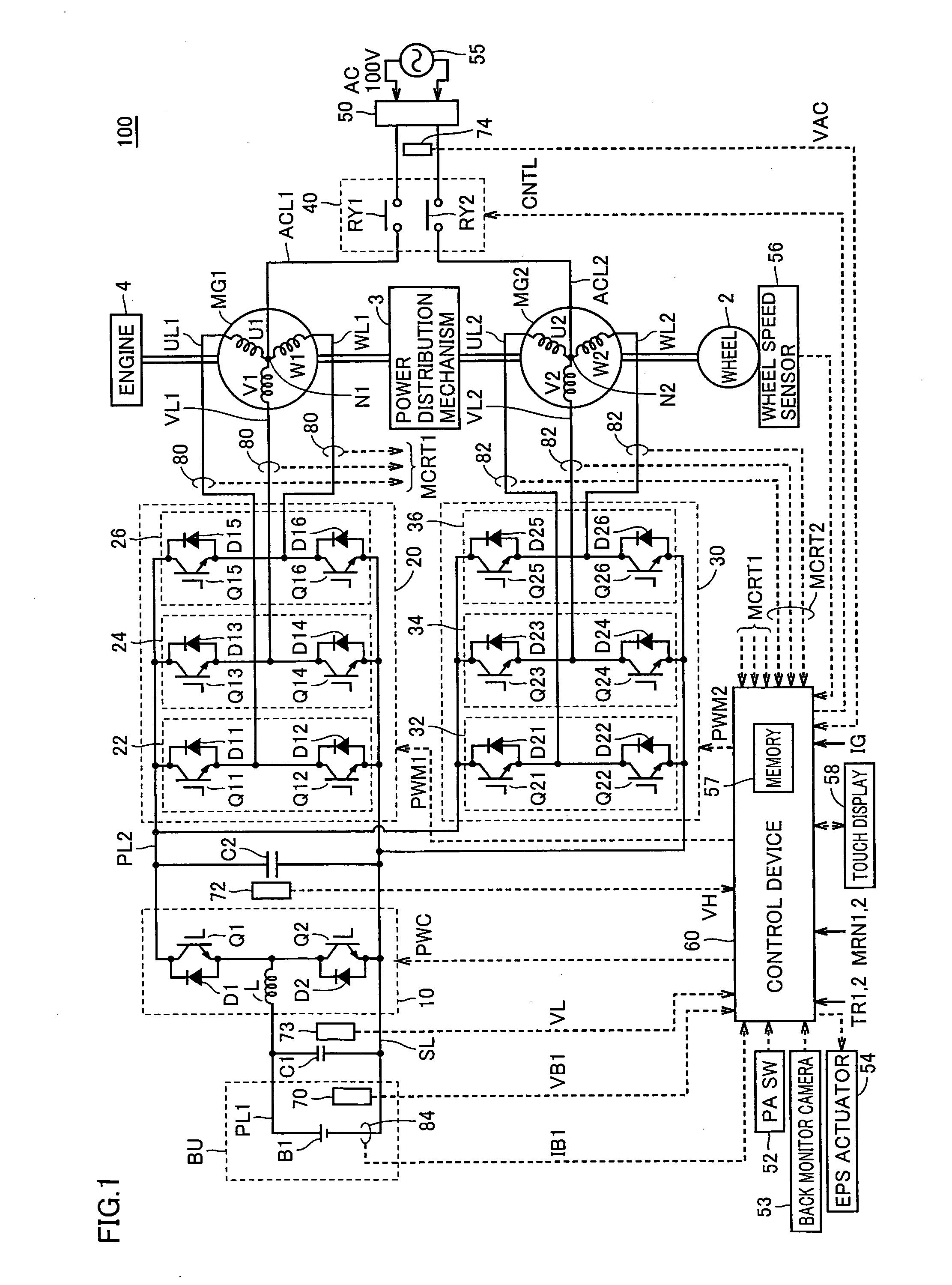 Parking Assist Device and a Method for Electric Power Transmission and Reception Between a Vehicle and a Ground Apparatus