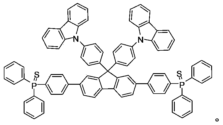 Bipolar blue phosphorescent host material, preparation method thereof and organic electroluminescent device