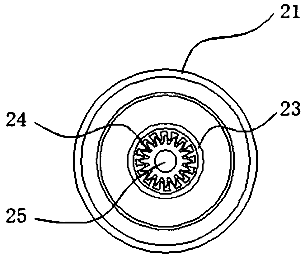 Watered sandy stratum earth pressure balance shield residue earth flattening equipment for tunnel construction