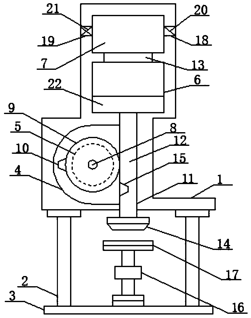 Impact device for remodeling pneumatic control type component