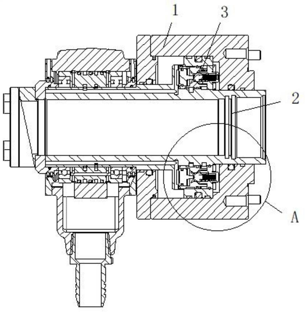 Rotary oil cylinder