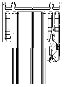 Plastic-steel door and window assembly plug-in connector