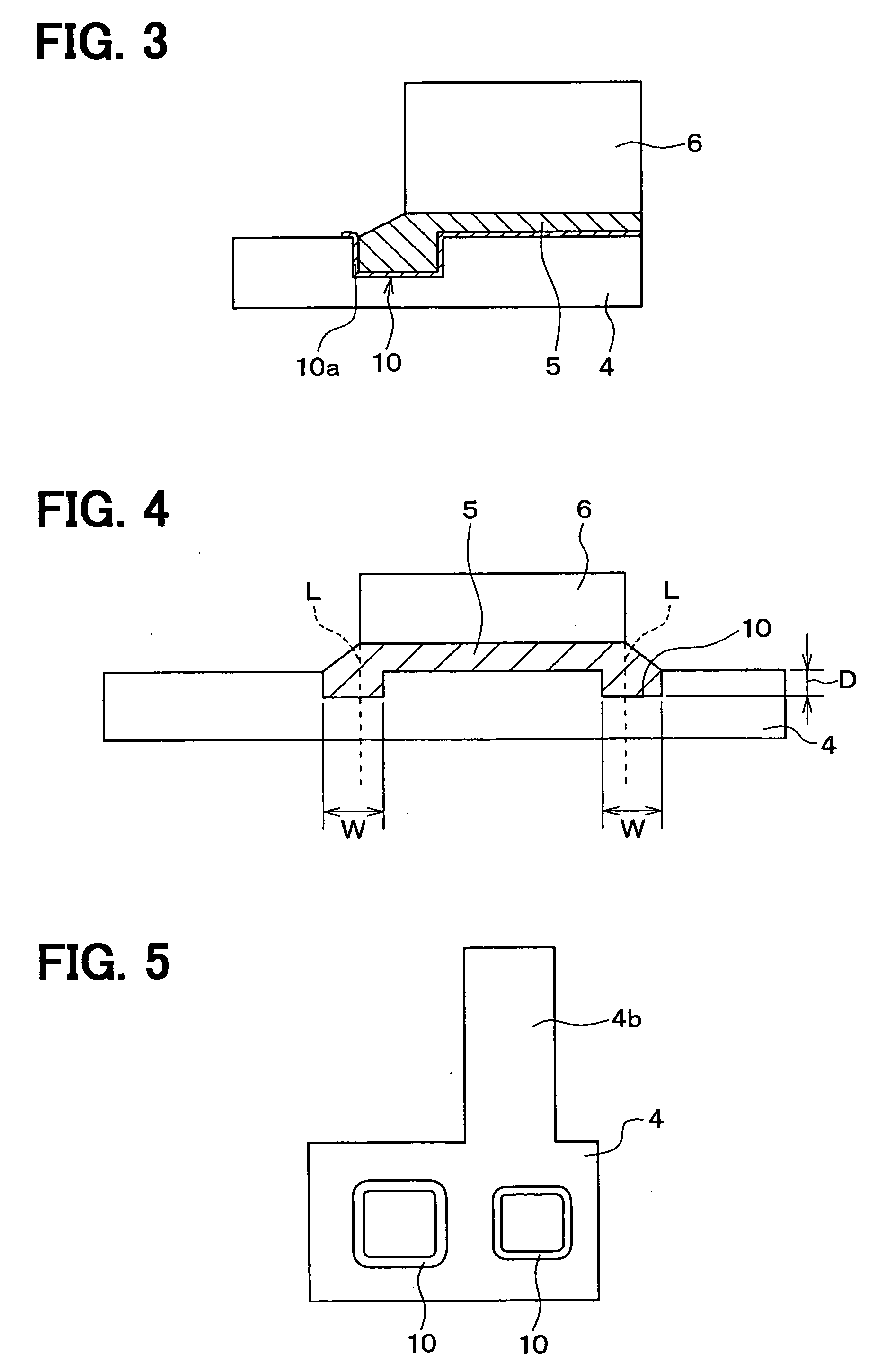 Semiconductor device having metallic plate with groove