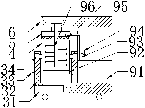 Paste making machine convenient for cleaning