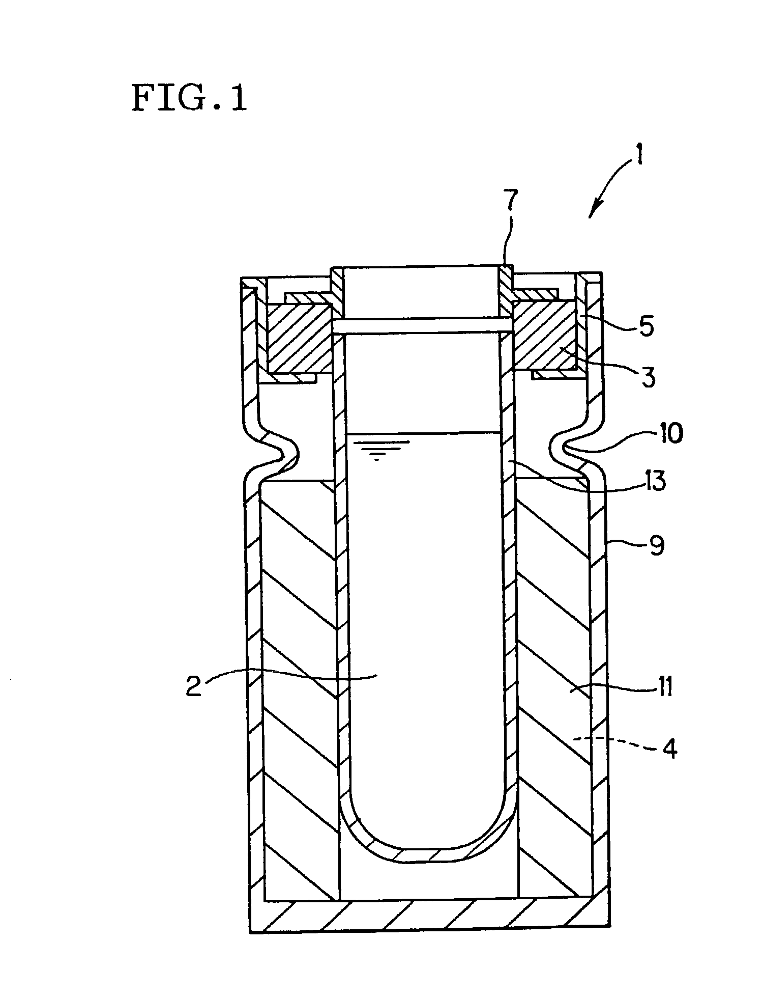 Current collector of positive electrode and sodium-sulfur battery using the same
