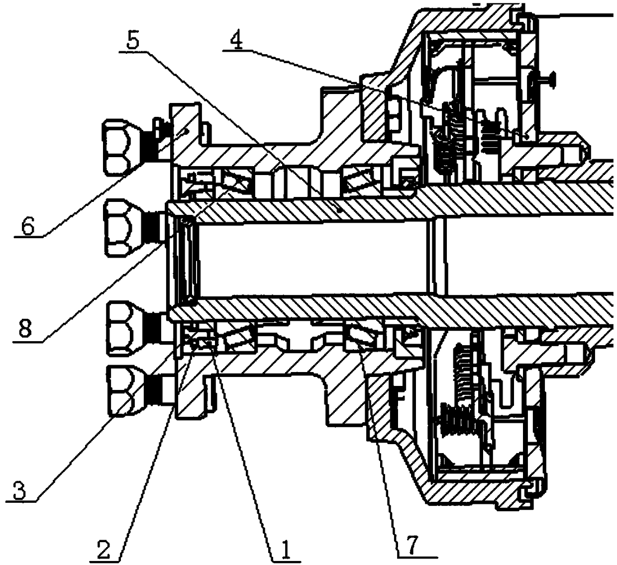 Forklift drive axle assembly with wheel edge locking structure