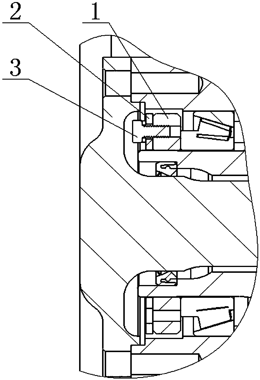 Forklift drive axle assembly with wheel edge locking structure