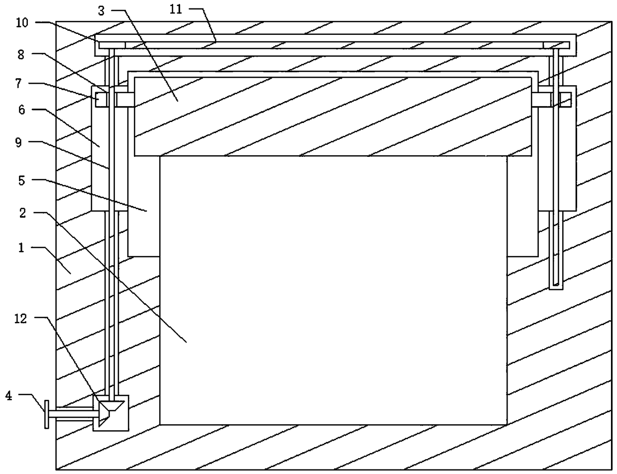 Intelligent building fire-fighting escape device