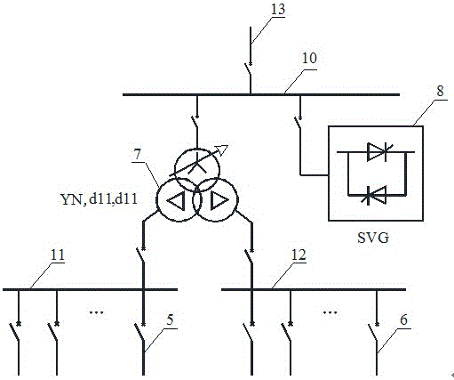 Application method and device for wind-solar complementary grid-connected generation on same piece of land