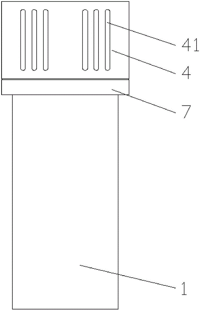 Dental implant packaging bottle