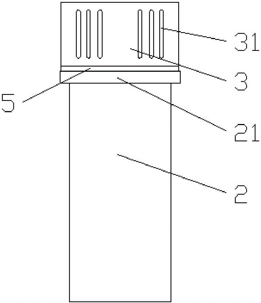 Dental implant packaging bottle