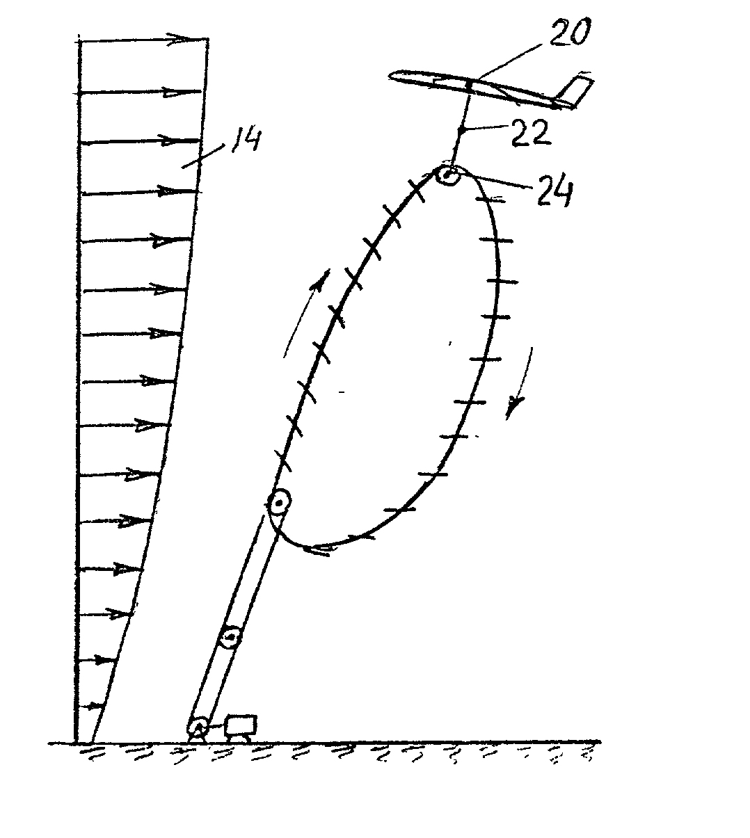 Method of utilization a flow energy and power installation for it