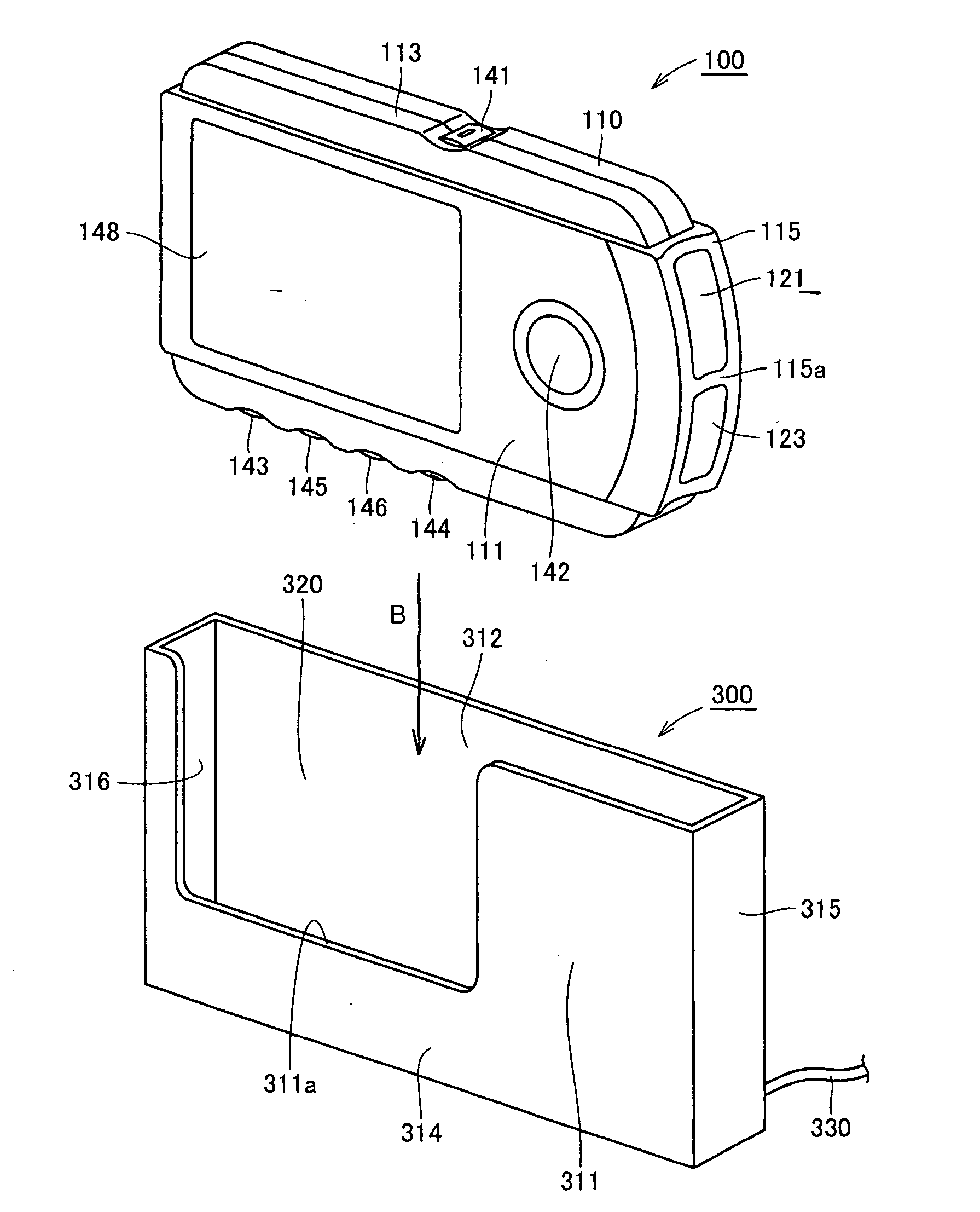 Biological information measurement device connection unit