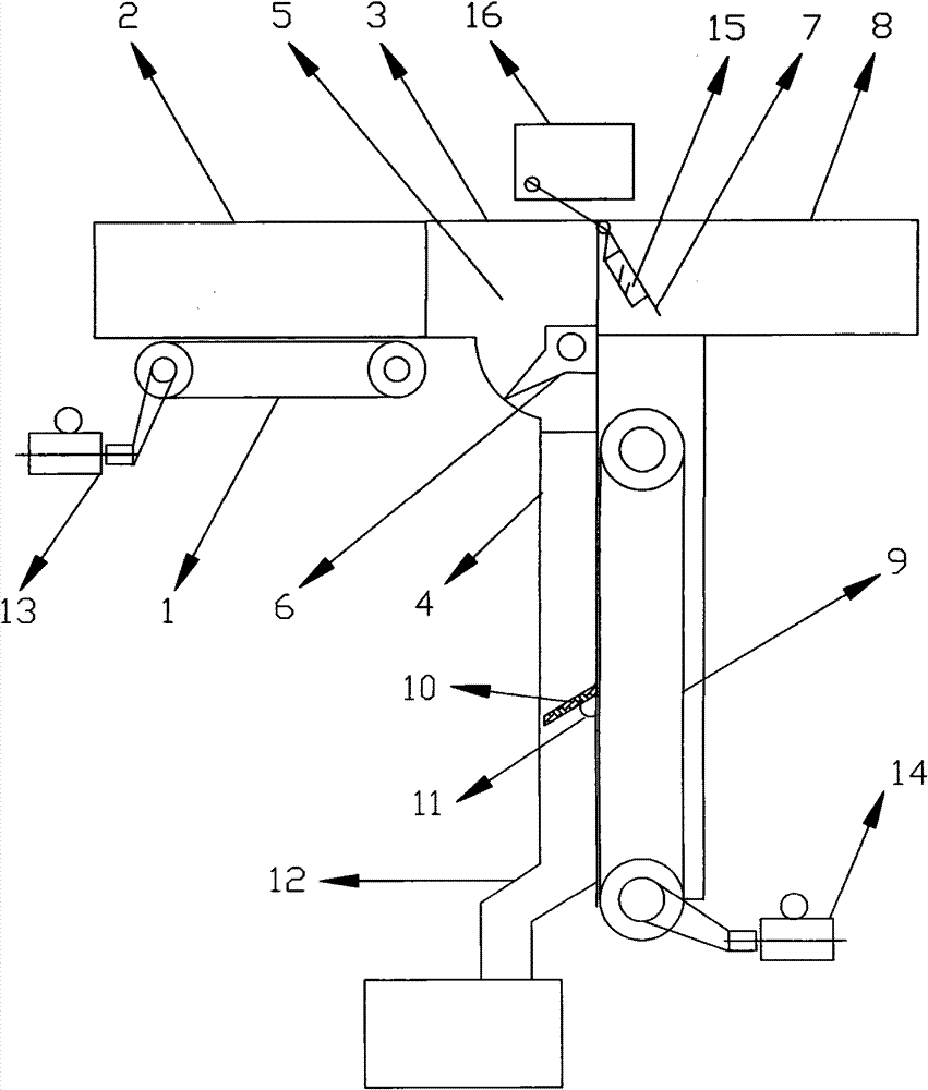 Direction-changing conveying device for filter rods
