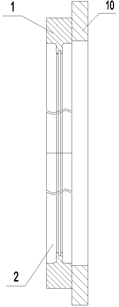 Method for machining large-radius thin-wall semi-annular part