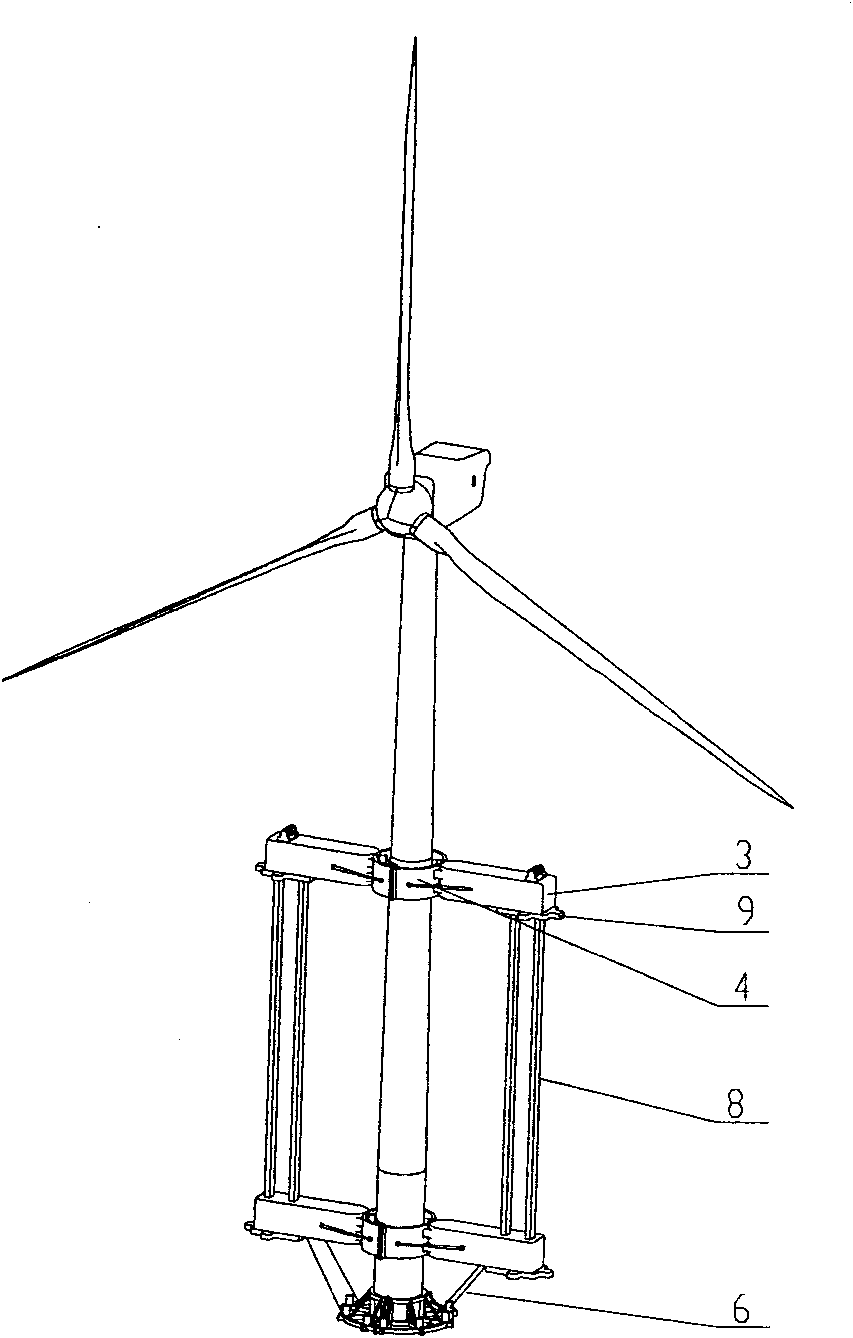 Fan-holding equipment and mobile waterborne platform