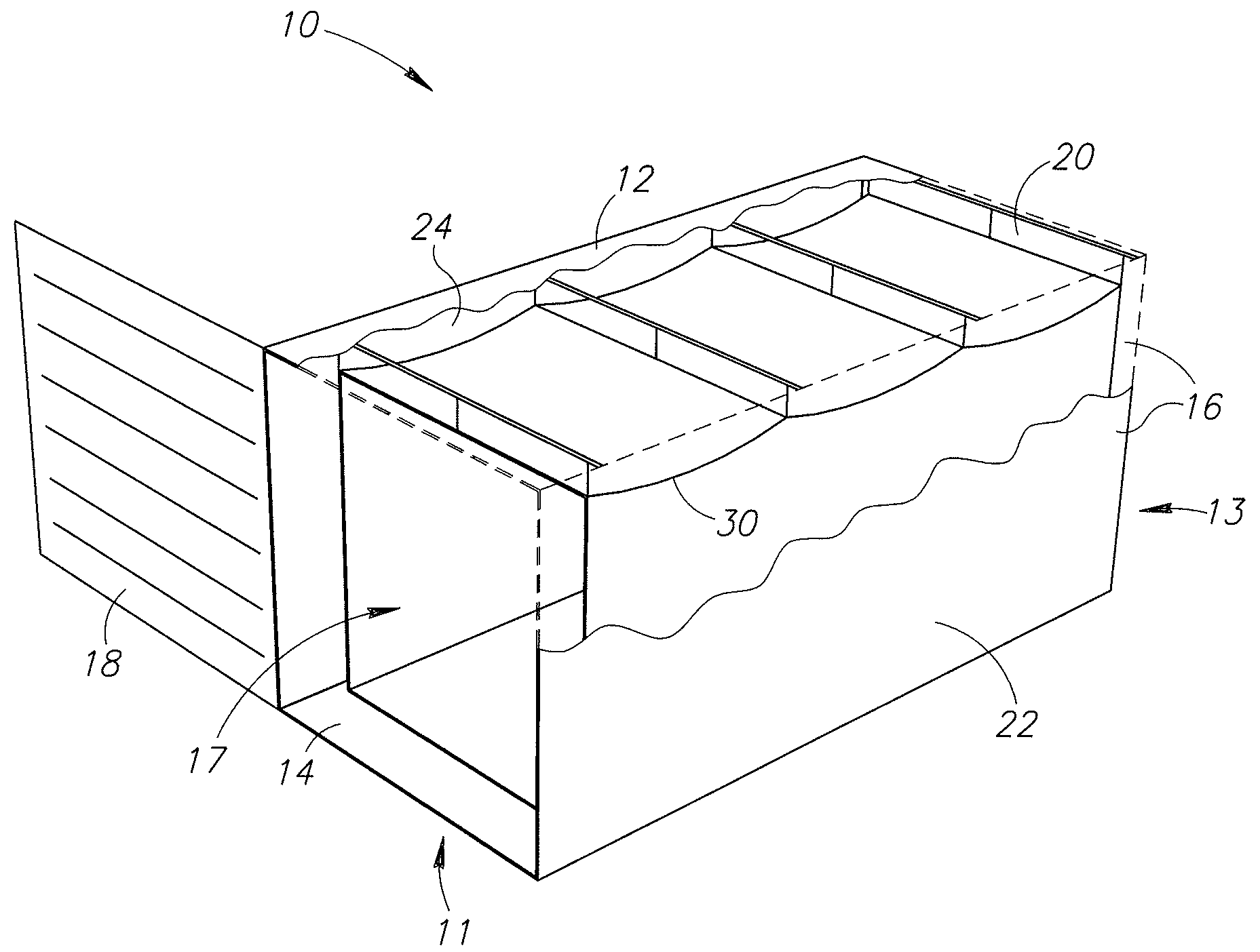 System and method for hermetic storage of agricultural commodities during shipping