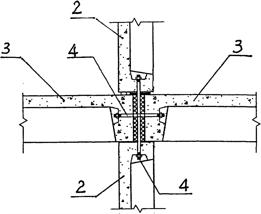 Building structure assembled by concrete dense rib plate box body units