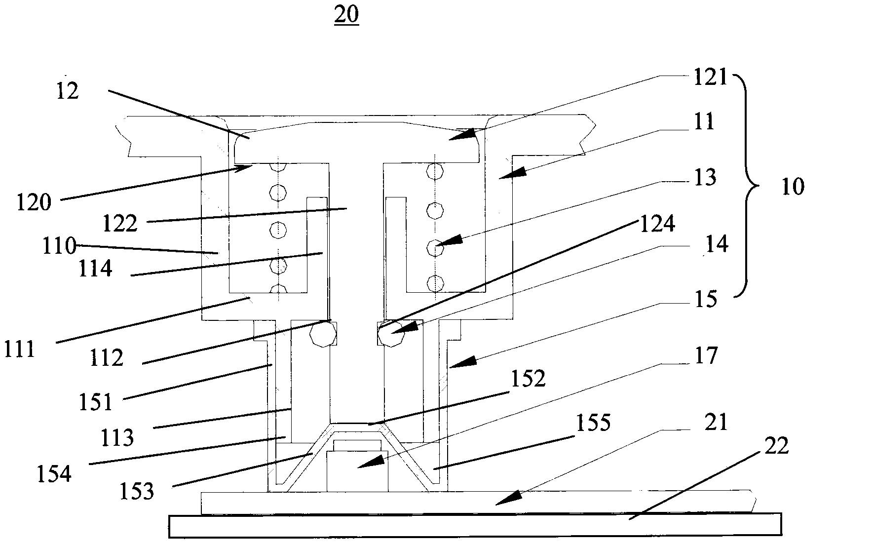 Electric energy meter and its key sealing assembly