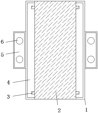 Architectural profiles with anti-collision performance