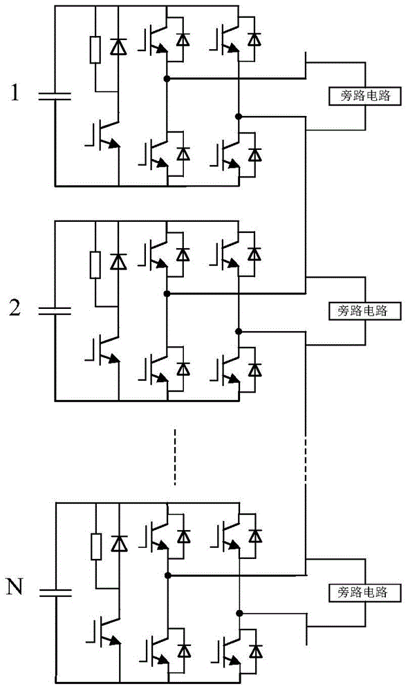 Protection method of cascaded converter