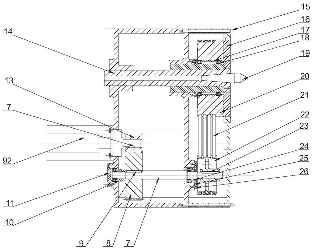 Numerical control grinding machine for engine crankshaft