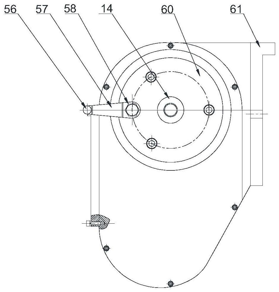 Numerical control grinding machine for engine crankshaft
