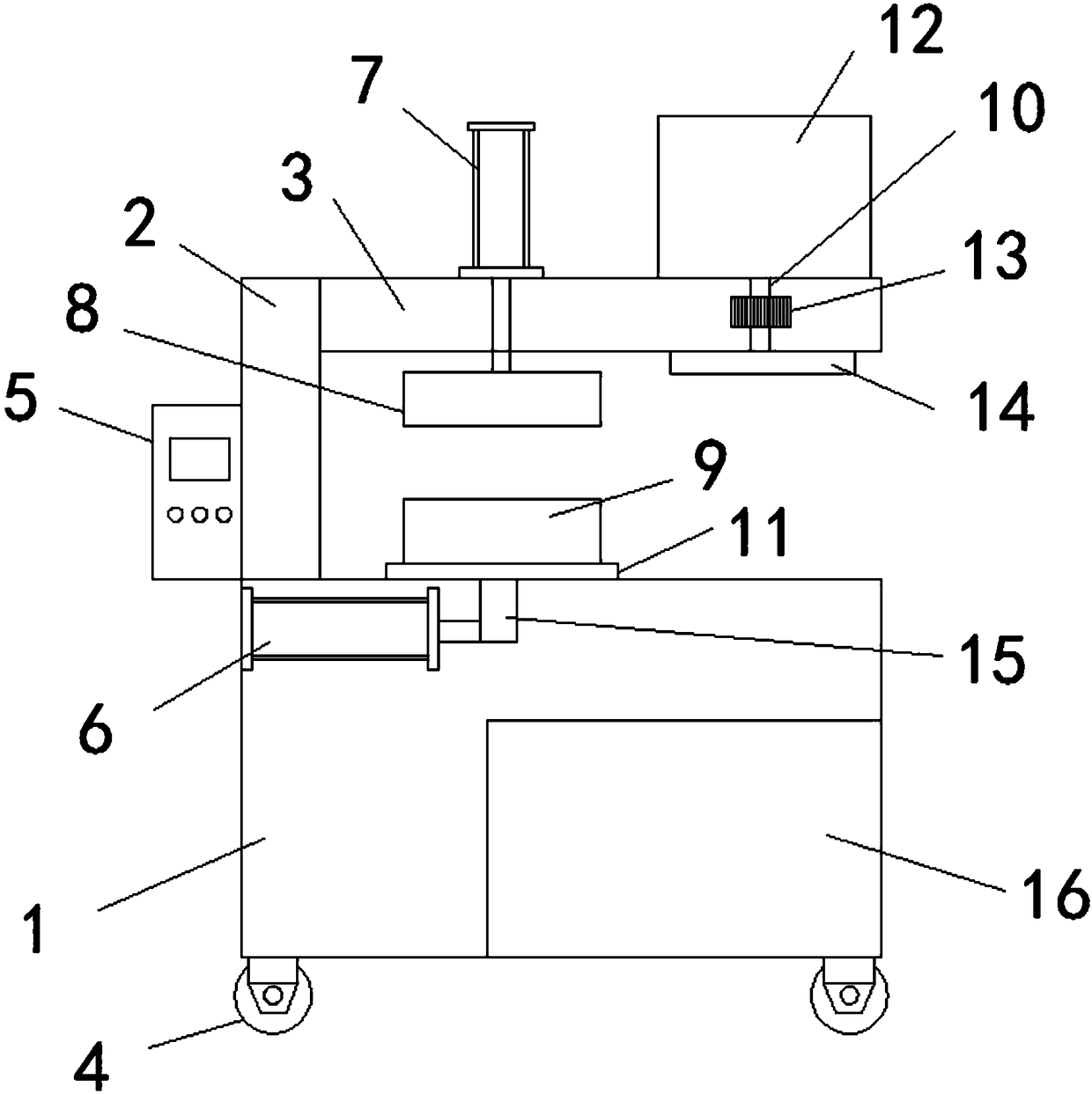 Device for conveniently shaping titanium light alloy material