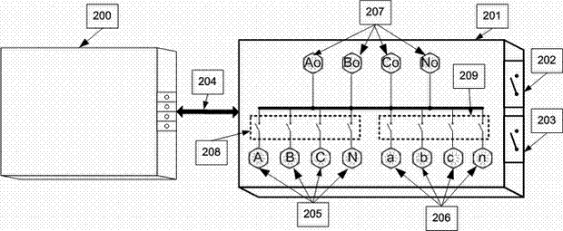 Three-phase intelligent dual-power seamless automatic switching device